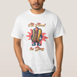 T-shirt Tout sur les vertiges   Funny Hot dog Humour