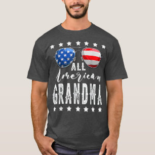 T-shirt Toute la famille de Grandma 4 juillet lunettes de