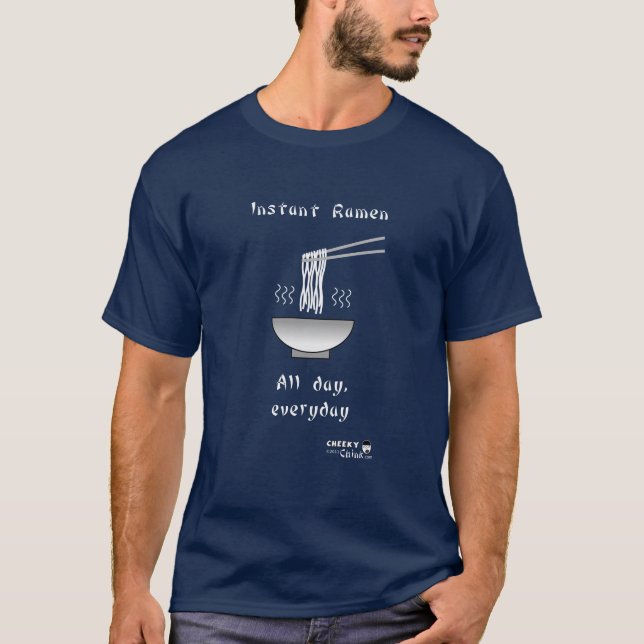 T-shirt Toute la journée Ramen (Devant)