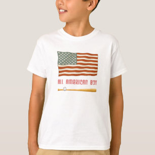 T-shirt Toute la pièce en t américaine de drapeau de