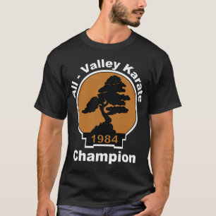 T-shirt Toute l'obscurité de champion de karaté de vall