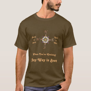 T-shirt Toute obscurité de croisière de manière