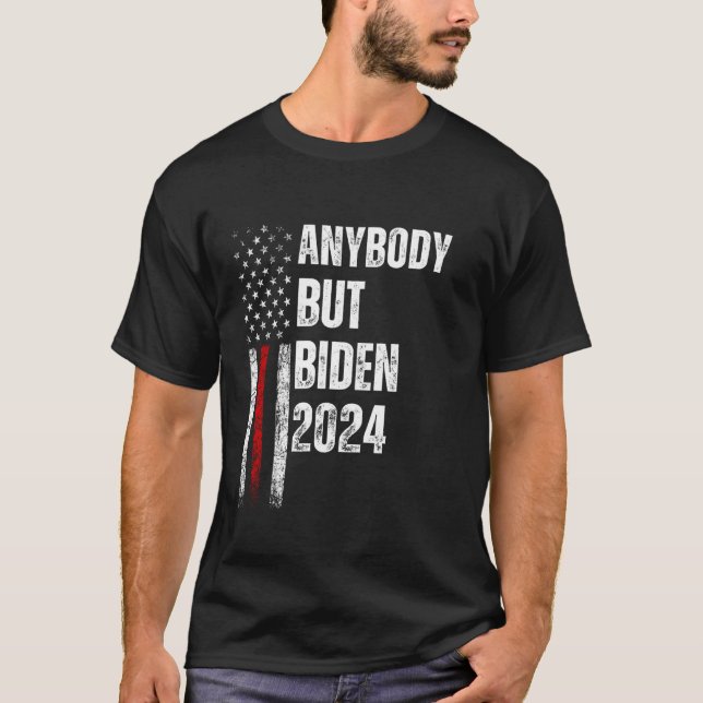 T-shirt Toute personne sauf Biden Funny Election 2024 Vint (Devant)