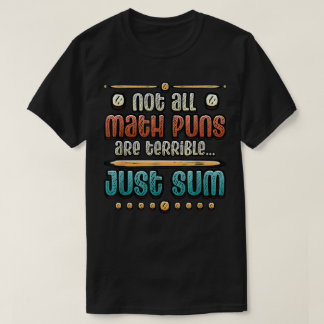 T-shirt Toutes les blagues mathématiques ne sont pas terri