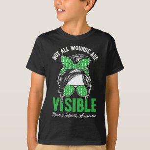 T-shirt Toutes les blessures ne sont pas visibles Messy Bu
