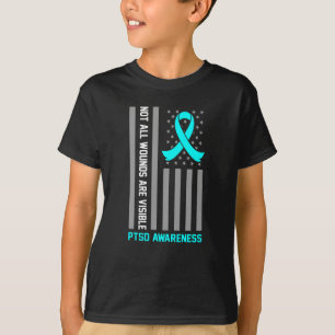 T-shirt Toutes les blessures ne sont pas visibles Ruban de