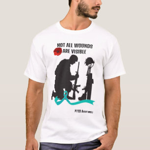 T-SHIRT TOUTES LES BLESSURES NE SONT PAS VISIBLES. SENSIBI