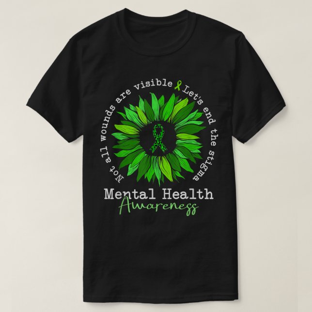 T-shirt Toutes les blessures ne sont pas visibles Sensibil (Design devant)