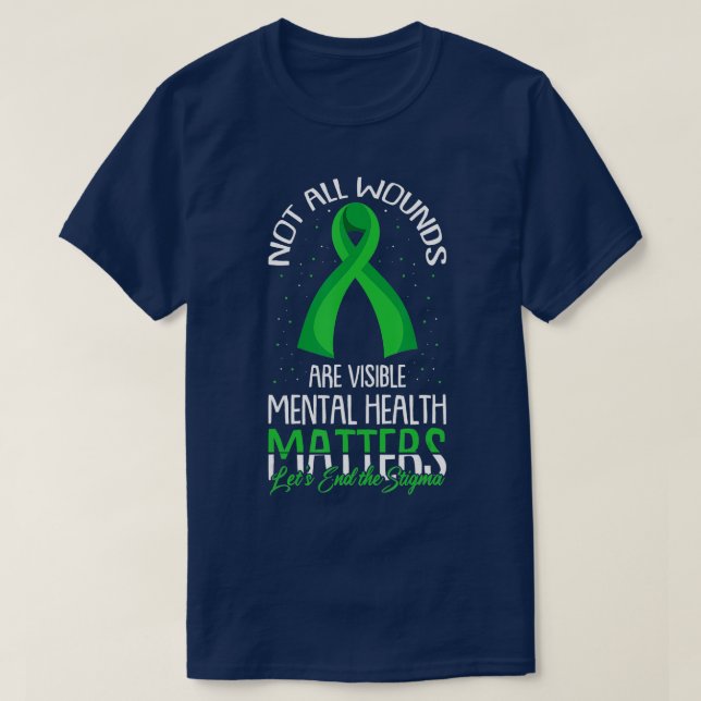 T-shirt Toutes les blessures ne sont pas visibles Sensibil (Design devant)