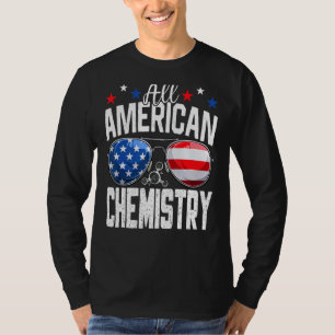 T-shirt Toutes les chimie américaine 4 juillet drapeau amé