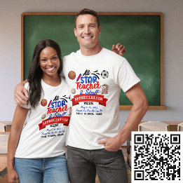 T-shirt Toutes les étoiles enseignant Appréciation Semaine