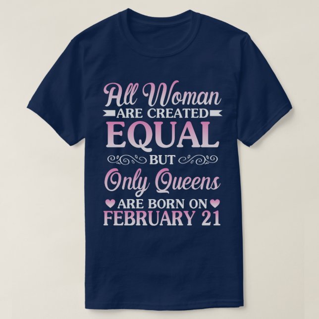 T-shirt Toutes Les Femmes Sont Créées Également Mais Seule (Design devant)