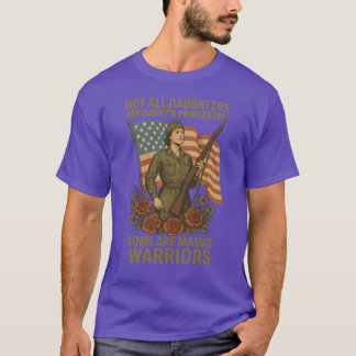 T-SHIRT TOUTES LES FILLES NE SONT PAS LES PRINCESSES DE PA