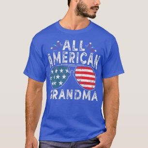 T-shirt Toutes les Grandma américaines 4 juillet Lunettes 