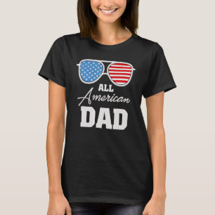 T-shirt Toutes les Lunettes de soleil Papa Américain 4 jui