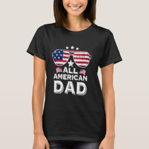 T-shirt Toutes les Lunettes de soleil papa américain Fête