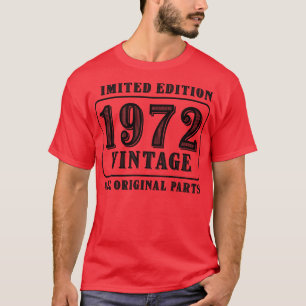 T-shirt Toutes les pièces d'origine vintage 1972 édition l