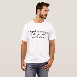 T-shirt toutes que j'ai obtenues étaient des idées
