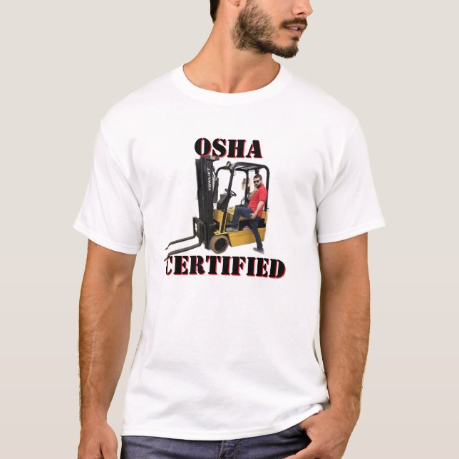 T-shirt Tow Motor Zach - CERTIFIÉ OSHA (Devant)