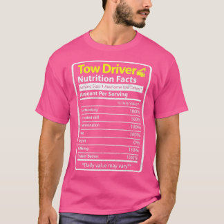 T-shirt Tow Truck Funny Éléments nutritifs 1