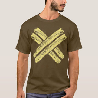 T-shirt Tow Truck Opérateur - Lignes Jaunes Minces Tow Tru