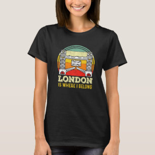T-shirt Tower Bridge Londres Grande-Bretagne Tamise Anglet