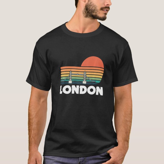 T-shirt Tower Bridge Londres Sur La Tamise En Grande Breta (Devant)