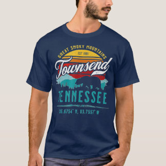 T-shirt Townsend Tennessee Retro Great Smoky Mountains Bea