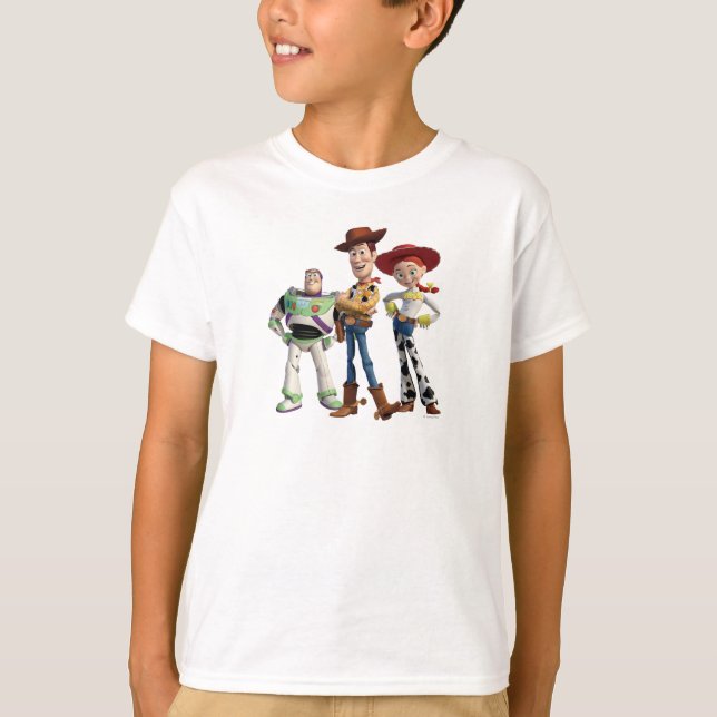 T-shirt Toy Story 3 - Buzz Woody Jesse 2 (Devant)