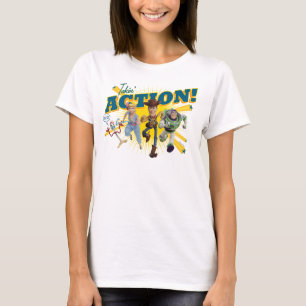 T-shirt Toy Story 4   "Agissez !" Art de groupe