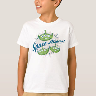 T-shirt Toy Story 4  "Aliens spatiaux" Retro Graphisme