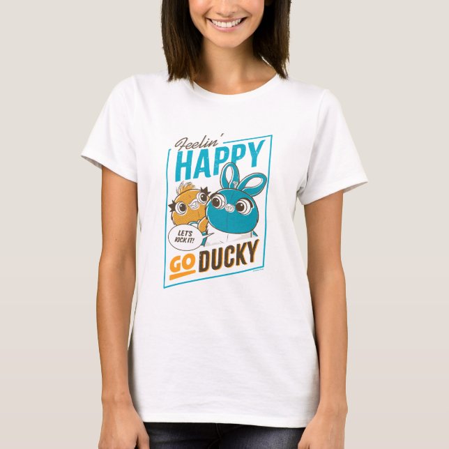 T-shirt Toy Story 4 | Feelin' Happy Go Ducky (Devant)