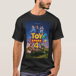 T-shirt Toy Story 4   Jouets sur le terrain Poster