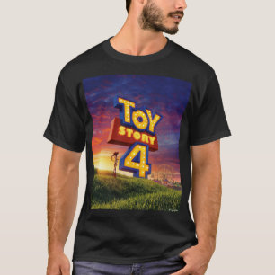 T-shirt Toy Story 4   Poster de théâtre Woody On Field