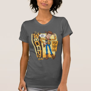 T-shirt Toy Story 4 Publicité Vintage de poupée en bois d