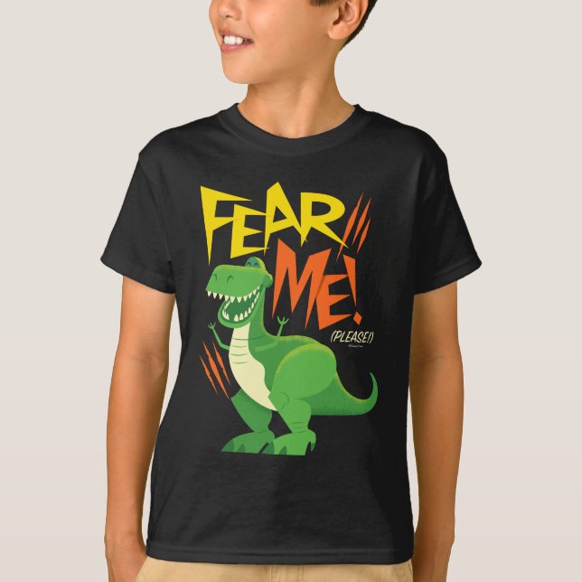 T-shirt Toy Story 4 | Rex "Craignez-moi !" (Devant)