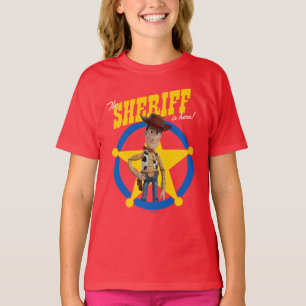 T-shirt Toy Story 4 Woody "Le shérif est là"