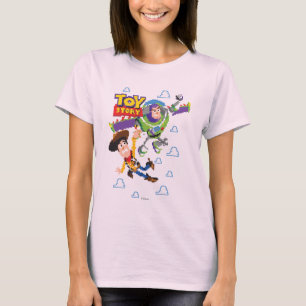 T-shirt Toy Story 8Bit Woody et Buzz Lightyear