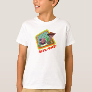 T-shirt Toy Story Buzz et Woody Friends design
