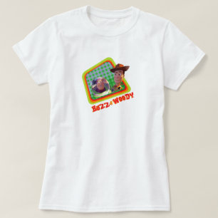 T-shirt Toy Story Buzz et Woody Friends design
