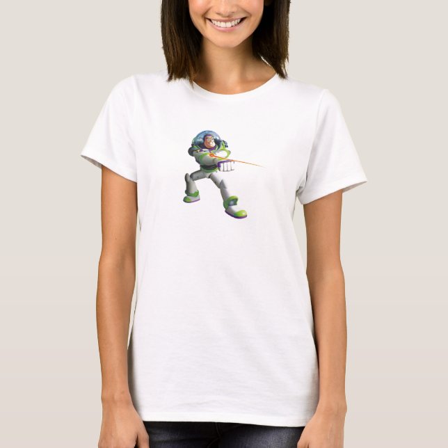 T-shirt Toy Story Buzz Lightyear tire son laser (Devant)