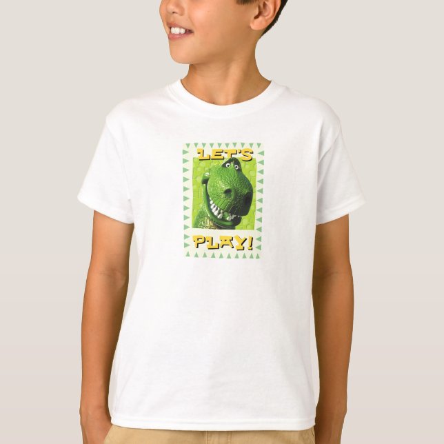 T-shirt Toy Story dit : "Jouons !" Design (Devant)