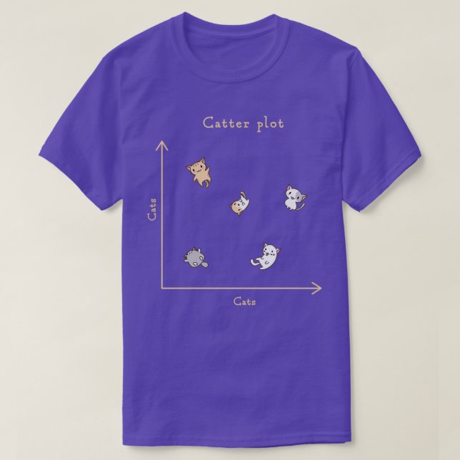 T-shirt Tracé de catter (Design devant)