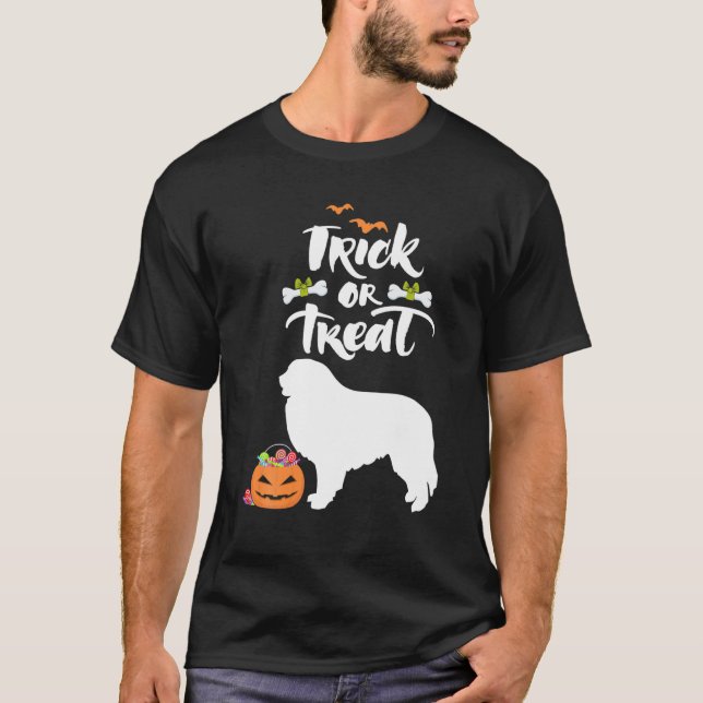 T-shirt Trace Ou Traiter Le Chien Des Grands Pyrénées Hall (Devant)