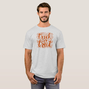 T-shirt Tracer ou traiter la conception de texte d'Hallowe