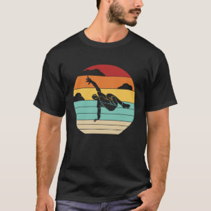 T-shirt Traceur de course murale rétro Formation Jumper Pa
