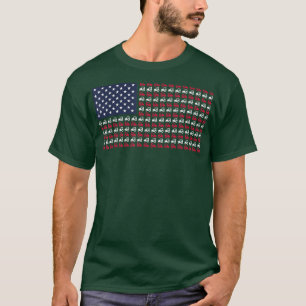 T-shirt Tracteur agricole pour hommes Juillet 4 Juillet Dr