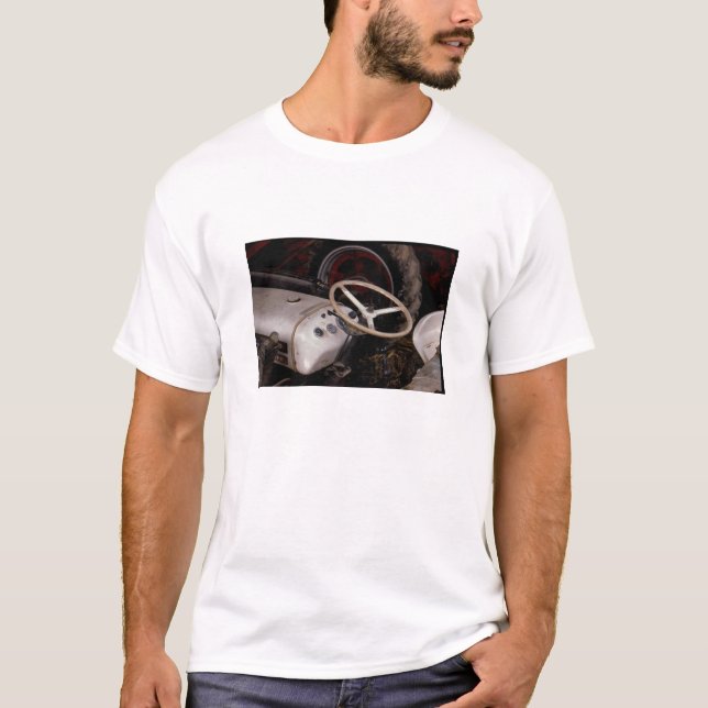 T-shirt Tracteur Brown de David (Devant)