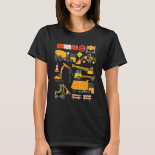 T-shirt Tracteur chargeur de construction Tombereau Tracte