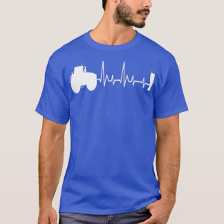 T-shirt Tracteur et bière  agriculteur randonneur agricult